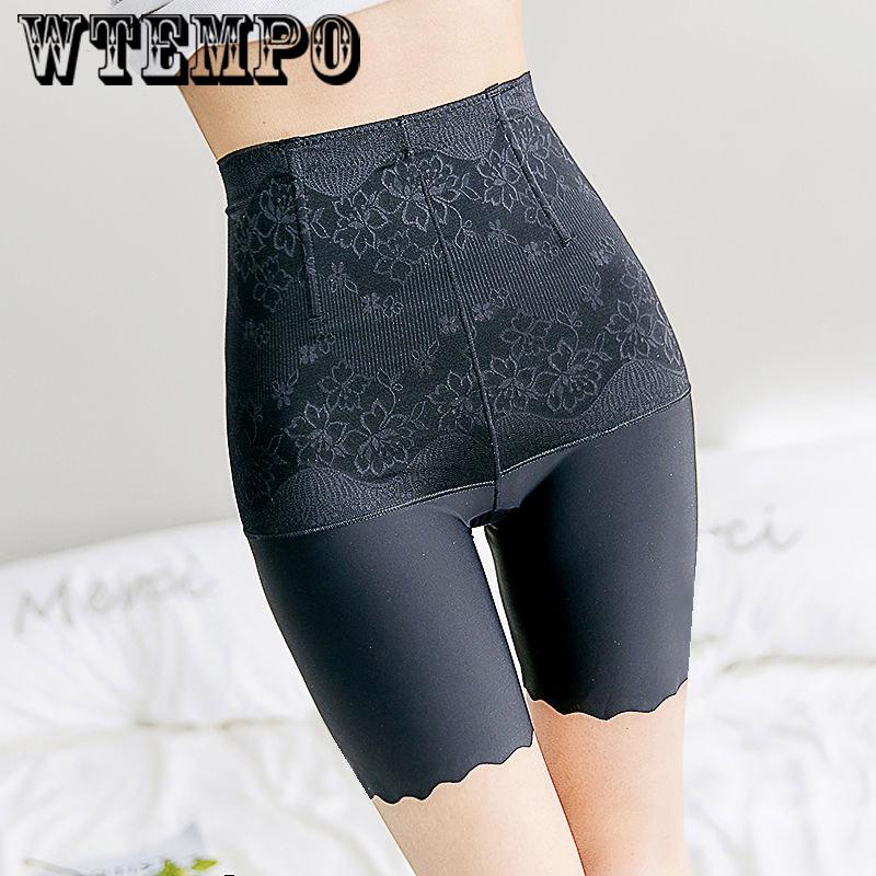 Waist Body Pants High Waist Abdomen Pants Corset Safety Pants Female Summer Large Size Hips