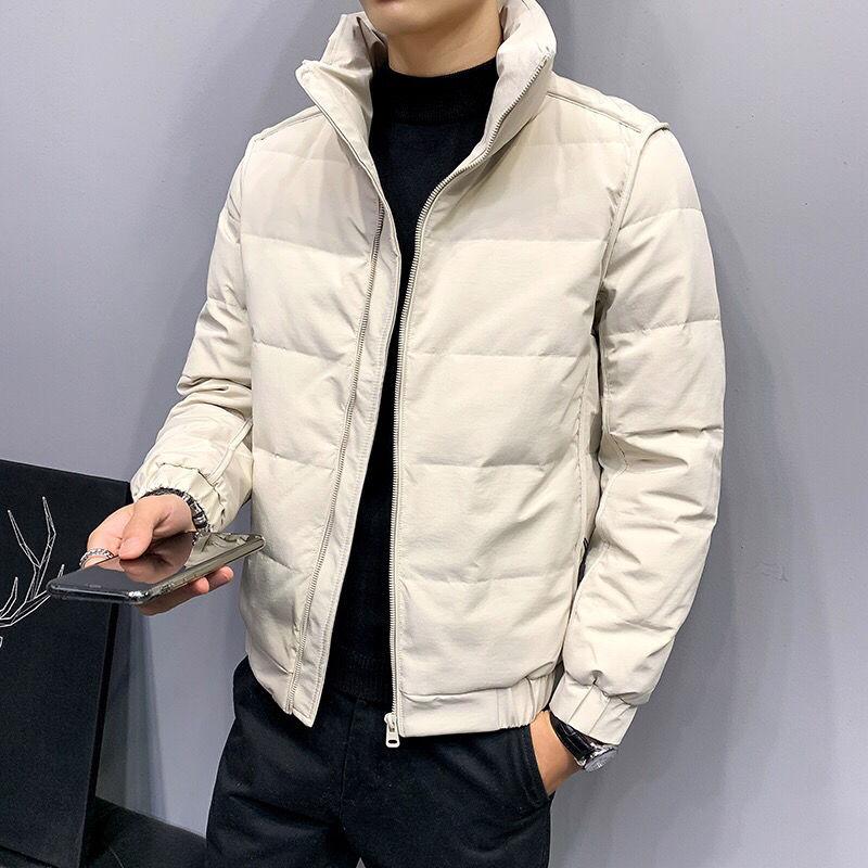 Winter Men's Down Jacket Men's Short Stand Collar Down Jacket Young Students Korean Version of The Trend Down Jacket Men's Clothing