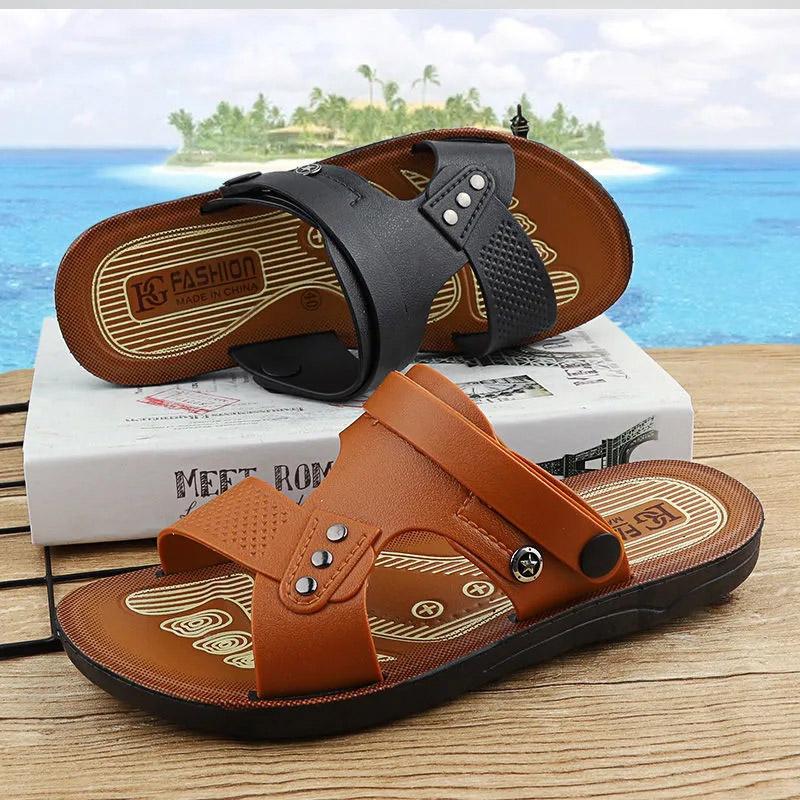 Outdoor Sandals and Slippers Summer Men's Sandals Leisure Dual-use Shoes The Beach Shoes Men's Breathable Sandals Boys Sports Slipper Waterproof Shoes