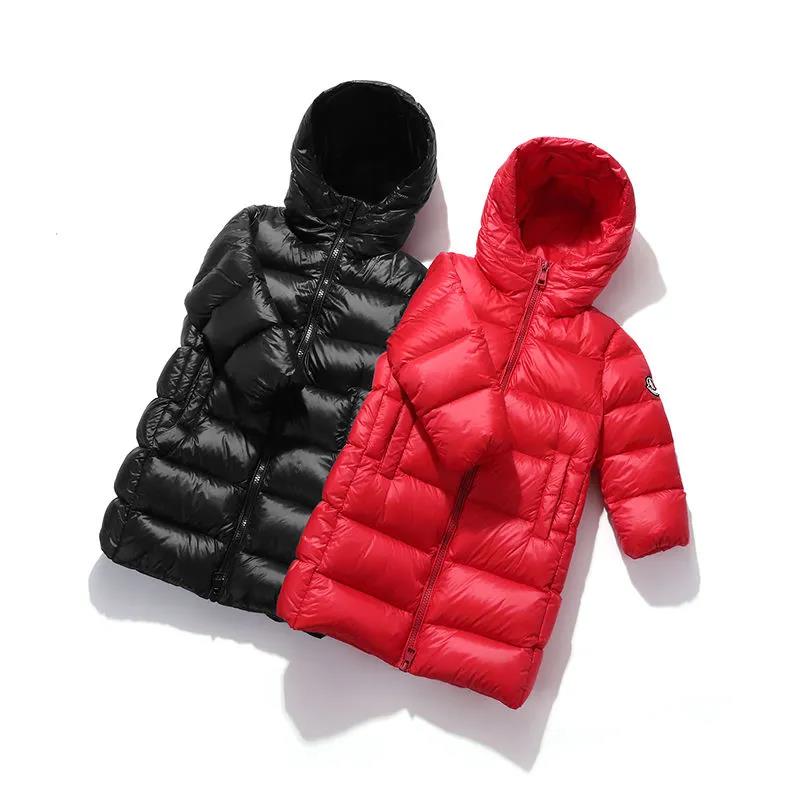 Children's Clothing Down Jacket Mid-length Lightweight Jackets for Boys and Girls New Small and Medium-sized Children's Baby Clothes