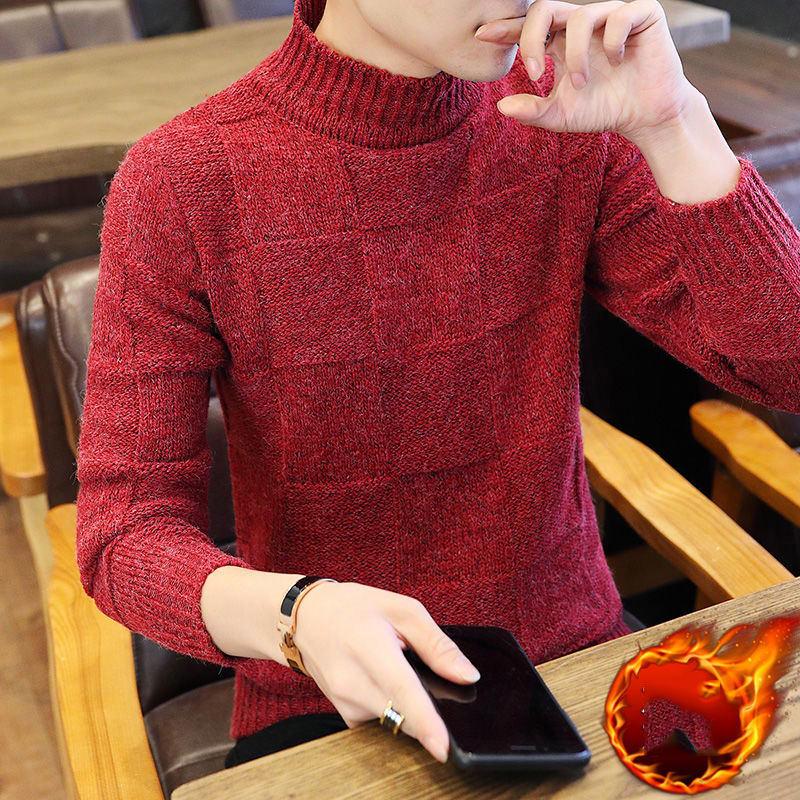 2019 Autumn Fashion Casual Sweater Slim Fit Knitting Mens Sweaters and Pullovers Men Pullover Men