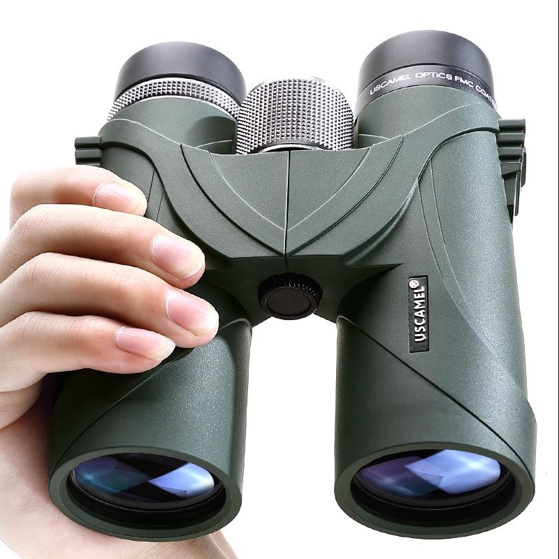 Professional HD 8x42 10x42 BAK4 Binoculars Telescope Military Hunting Outdoor Camping Waterproof Night Vision Telescope