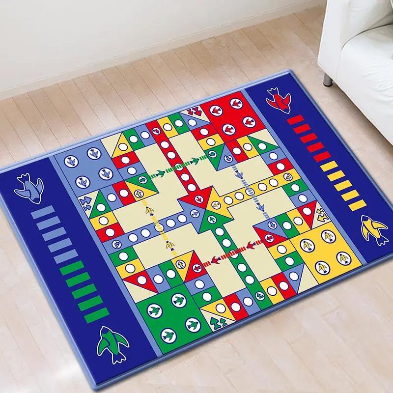 Children's Oversized Checkers Carpet Adult Game Chess Puzzle Board Game Carpet