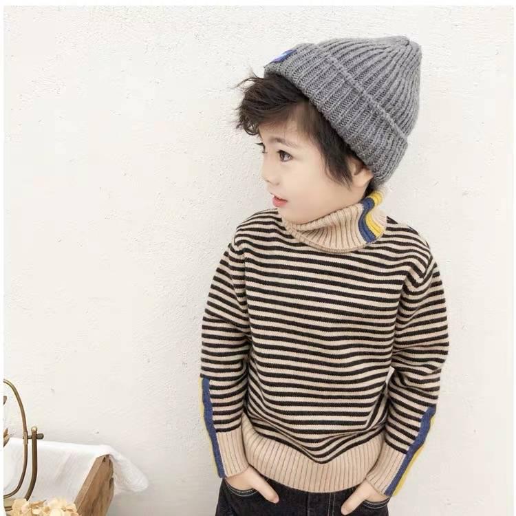 Baby Girls Winter Turtleneck Sweater Colthes Boys Children Clothing Pullover Knitted Kids Sweaters