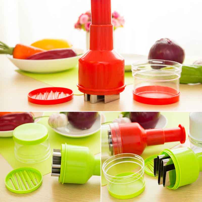 Home Tool Kitchen Dicer Garlic Press Onion Slicer Food Chopper Kitchen Tool