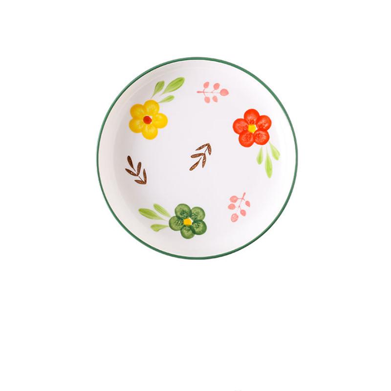 Girl's Cabbage Plate Ceramic Cute Creative Dish Cooking Porcelain Dish Household Dish