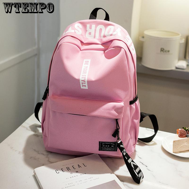 New Soft Fabric Backpack Female School Backpack For Teenage Girls Backpack shoulder bag