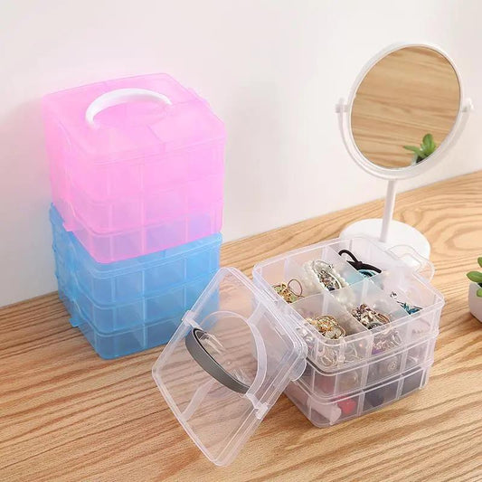 Jewelry Storage Box Large Capacity Sorting Box Necklace Ring Earring Earrings Storage Box Jewelry Box Decoration Box