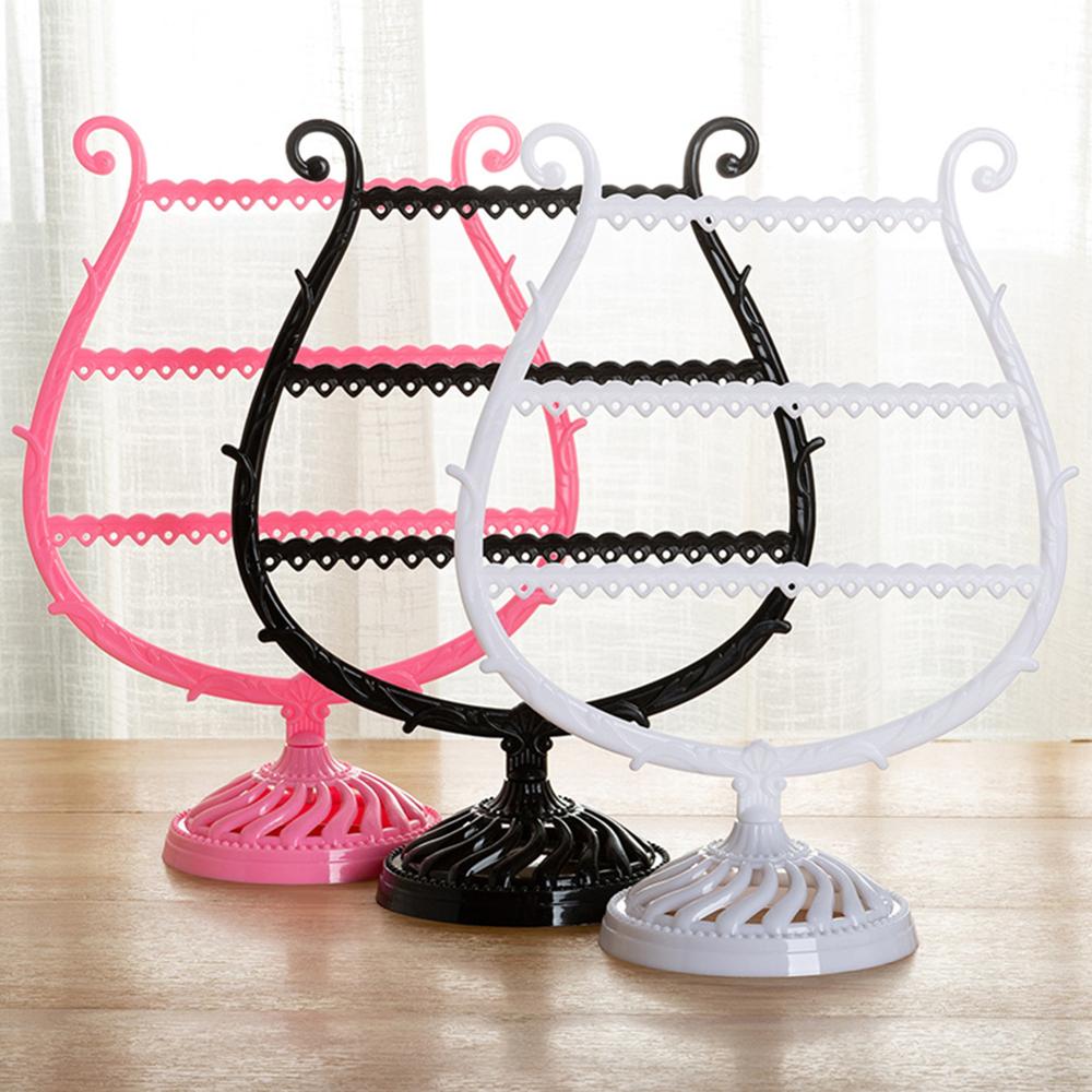 Creative Wine Cup Shape Earrings Bracelet Storage Shelf Jewelry Display Holder Ear Stud Stand Antler Tree Jewelry Organizer