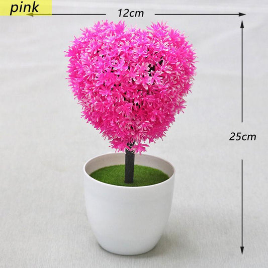 Nordic Green Plants Hemisphere Potted Simulation Plant Ornaments Indoor and Outdoor Decoration Office Desk Artificial Flower Furnishings