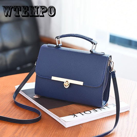 Fashion Leather Belt Crossbody Bag Small Flap Women Leather Handbags