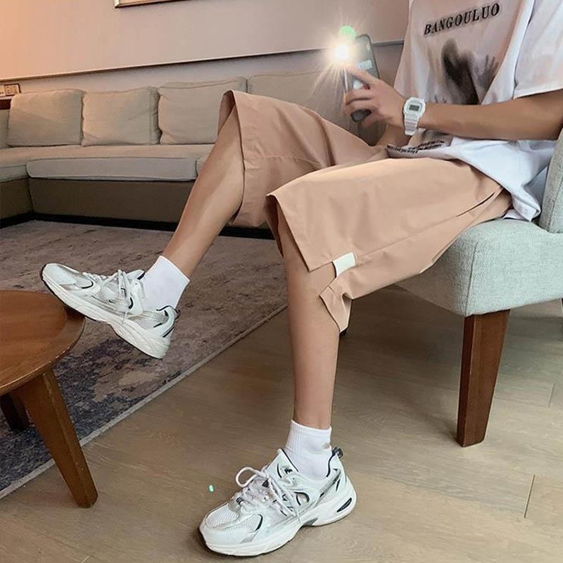 Summer Shorts Men's All-match Sports Pants Loose Straight Five-point Pants Casual Basketball Pants Outside Penetrating Cool Shorts