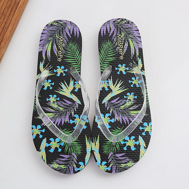 Simple Flip Flops Women Summer Fashion Flat Non-slip Beach Slippers