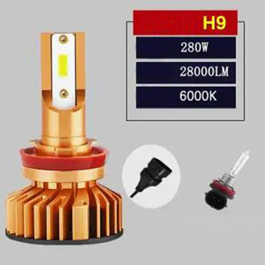 1Pc No Modification Car Led Bulb H1 H7 H4 H8 H9 H3 Led Headlight H11 Super Bright Spotlight Far and Near Light Headlight