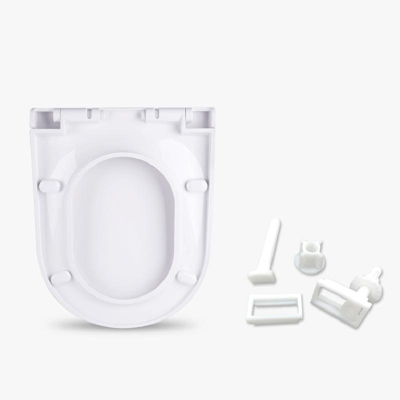 Universal Household Toilet Cover Square U Big V Toilet Cover Thickened Toilet Cover Accessories White Toilet Cover