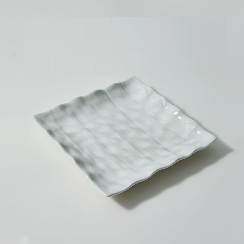 Nordic Style Ceramic Tableware Plate Bowl Set Household Combination Creative Couple Tableware Square Plate Fish Plate