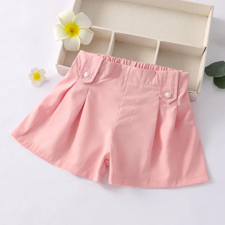 Girls' Shorts Summer Wear All-match Skirt Pants Children's Pants Thin Loose Casual Sports Pants