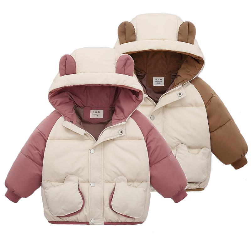 Baby Girls Jackets Winter Jacket for Boys Winter White-duck Down Coat Children Warm Outerwear Coats