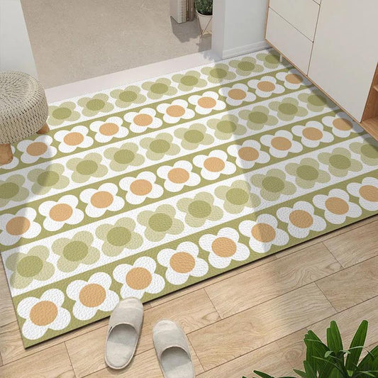 PVC Free Accessor Wi Door Pad Into The Housekeeping Leather Mushroom Bathroom Bathroom Foot Pad Can Be Cropped