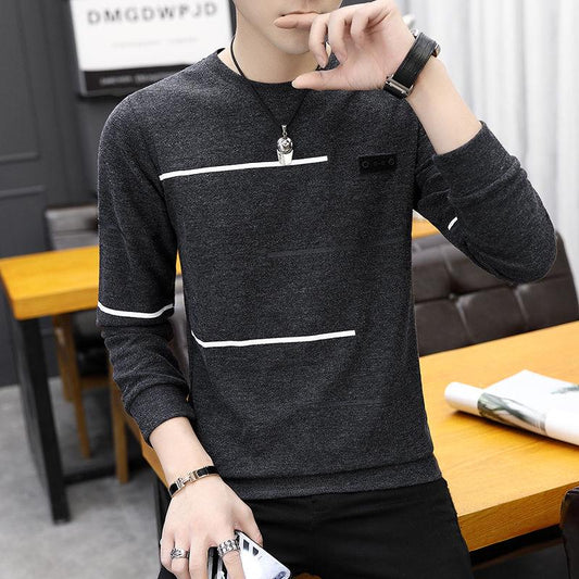 2019 Autumn Fashion Casual Sweater O-Neck Slim Fit Knitting Mens Sweaters Pullovers Men Pullover Men