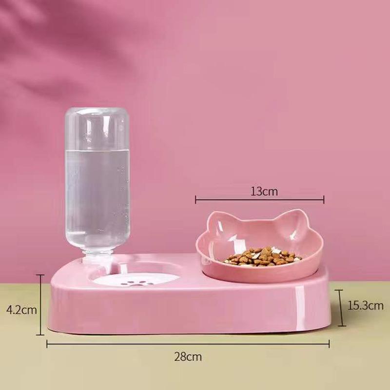 Non-Slip Cat Bowl Dog Bowl With Stand Pet Feeding Dishes Cat Water Feeder Bowl For Cats Food Dispenser Pet Bowls For Dogs Pet Product Supplies