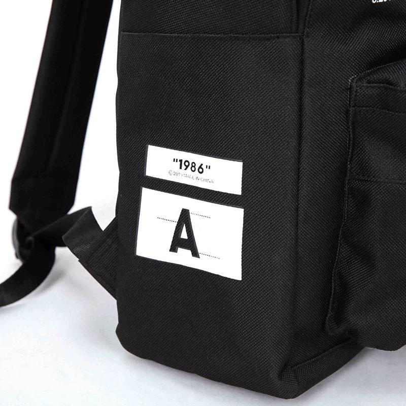 Canvas Backpack Couple Black Large Capacity Waterproof Student Computer Outdoor Sports Travel Bag