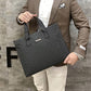 Luxury Fashion Genuine Leather Men Briefcase Leather Laptop Bag Vintage Shoulder Bag Computer Bag