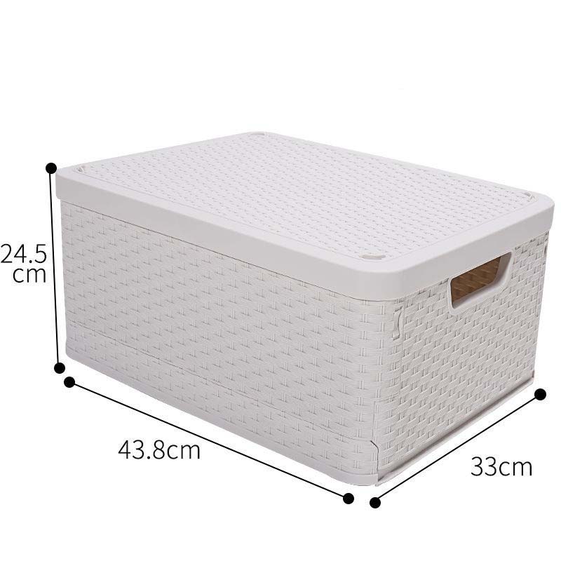 Foldable Storage Box Plastic Student Book Book Storage Box Household Item Finishing Storage Box