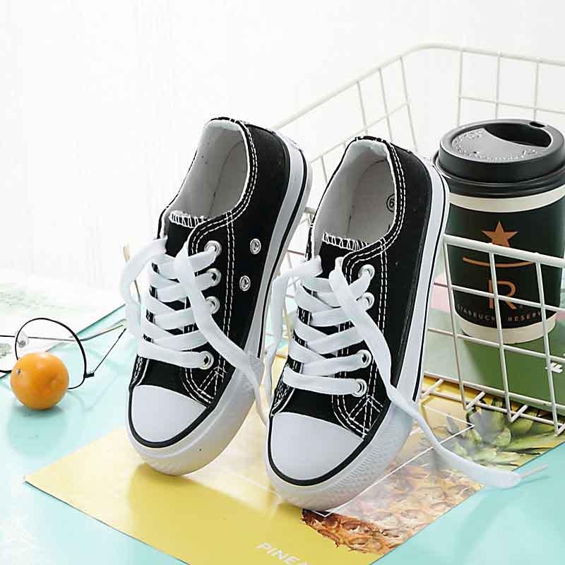 Child Canvas Sneakers Kids High-top Running Basketball Shoes Deodorant Breathable Skate Shoes