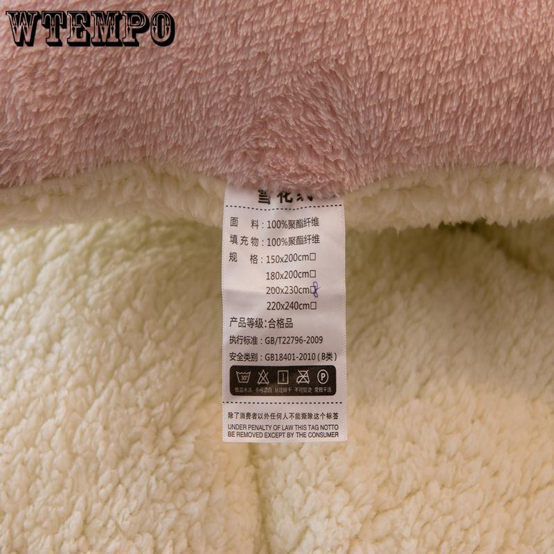 Bedspread Quilt Snow Fleece Winter Quilt Thicker Warmth Winter Student Dormitory Single Double Quilt Lamb Velvet Quilt