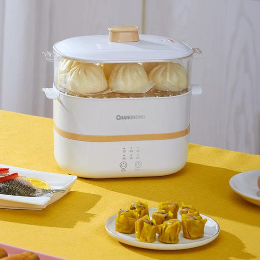 Electric Steamer Multi-layer Household Small Automatic Electric Steamer Automatic Power-off Breakfast Machine Egg Steamer