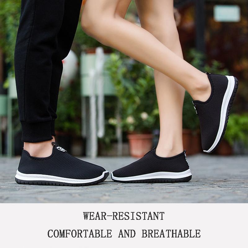 Spring and Summer Men's Casual Sports Shoes Men's and Women's Same Style One-step Cloth Shoes Non-slip Work Shoes Cloth Shoes