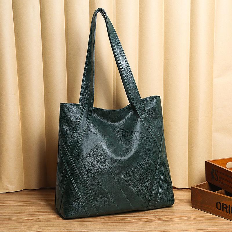 Spring and Summer Fashion Trend Female Bag Large-capacity One-shoulder Handbag Middle-aged Mother Leisure Shopping Bag