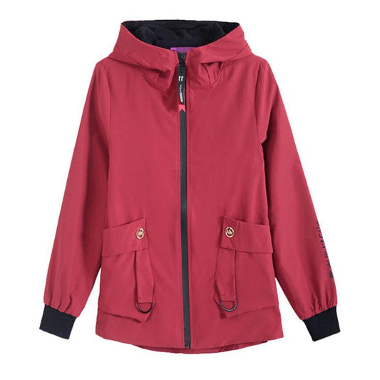 Spring Women Casual Jacket Hooded Sportswear Casual Slim Jacket Boutique Comfortable Coat Regular