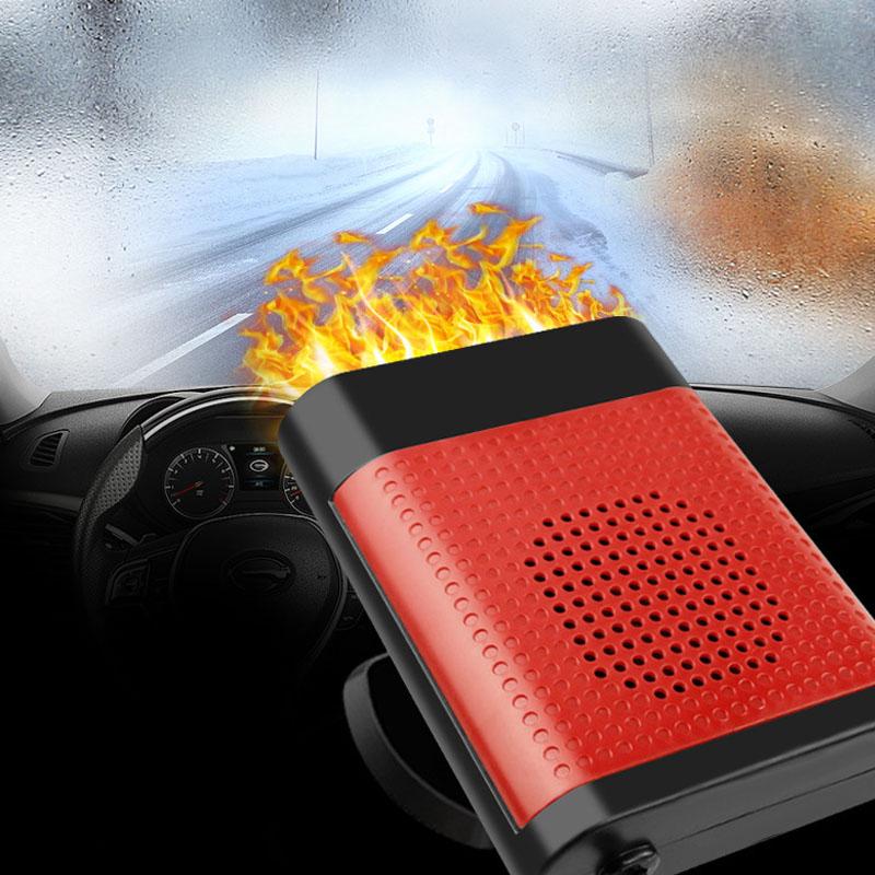 200W Car Heater Electric Clothes Dryer Portable Air Purifier Windshield Defroster for Car Truck RV SUV