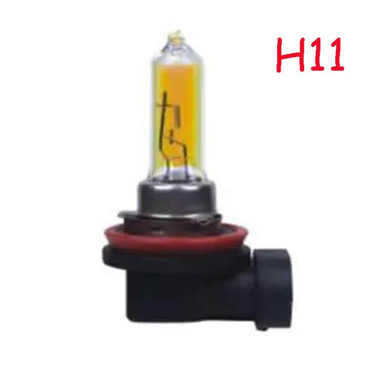 2Pcs Super Bright Car Headlights Super White Light Gold Light Xenon Lamp H1 H3 H7 H8 H11 H4 High Beam and Low Beam Halogen Bulb 100W