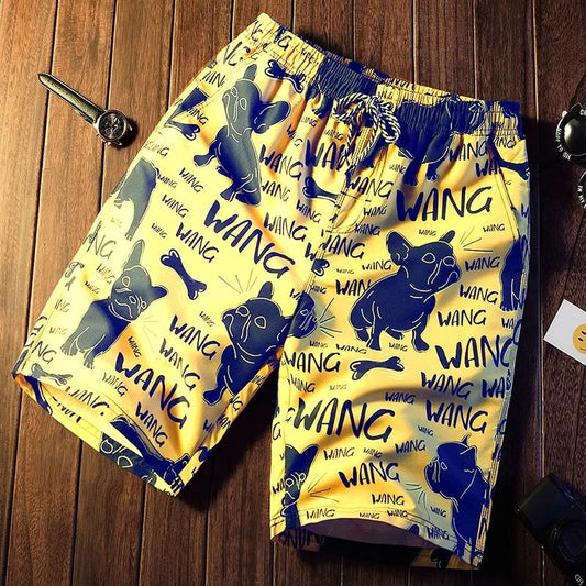 Summer Men's Shorts Beach Pants Men's Loose Big Pants Quick-drying Casual Home Five-point Pants Men's Trendy Plus Size