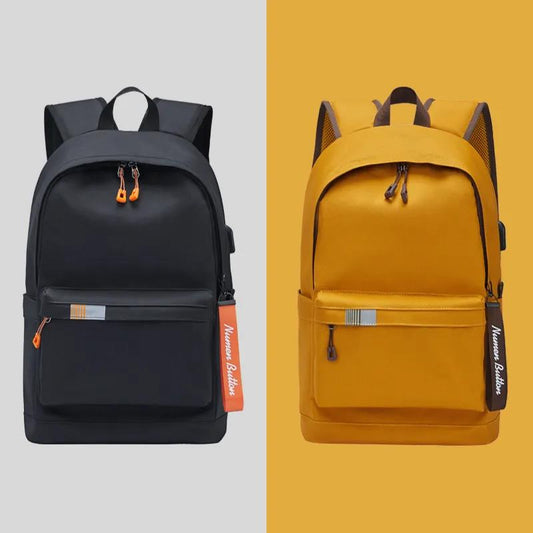 Schoolbags Large-capacity Backpacks Men and Women Backpacks Trendy Bags Computer Bags All-match Canvas Bags Simple Style Travel Bags Standard Version