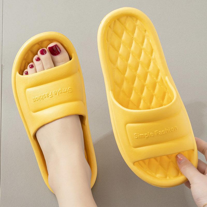 Sandals and Slippers Indoor Home Household Silent Bathroom Bathing Non-slip Soft Bottom Outer Slippers Light and Soft