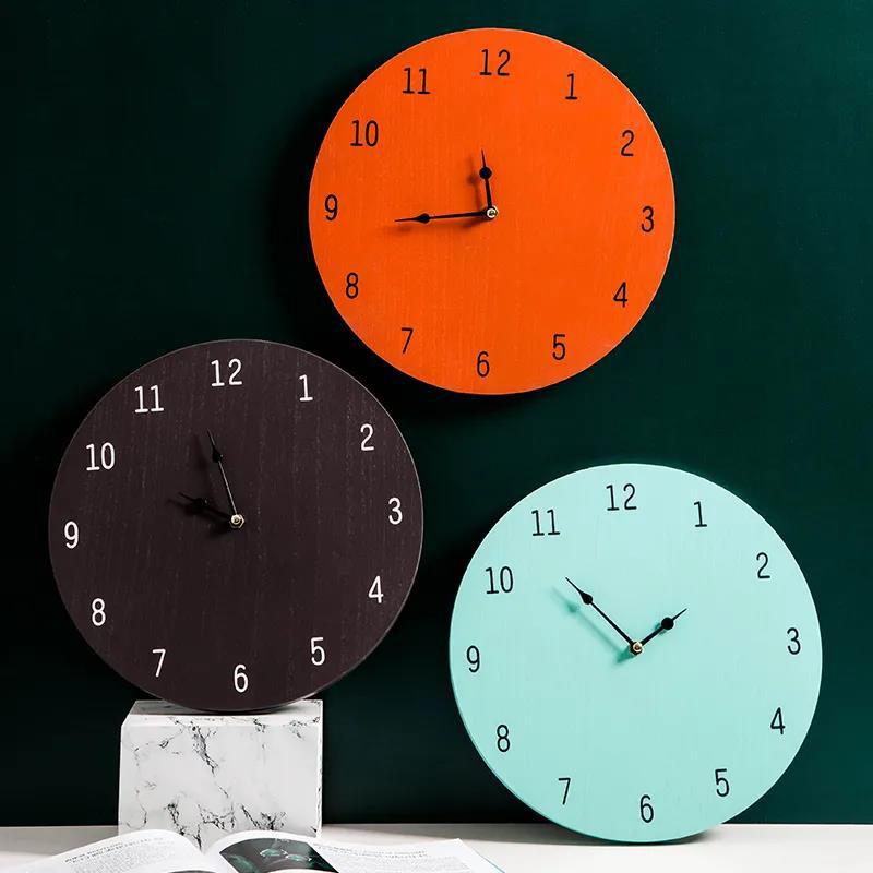 Nordic Personality Creative Wall Clock Dining Room Living Room Home Fashion Bedroom Clock Decoration Mute Quartz Clock