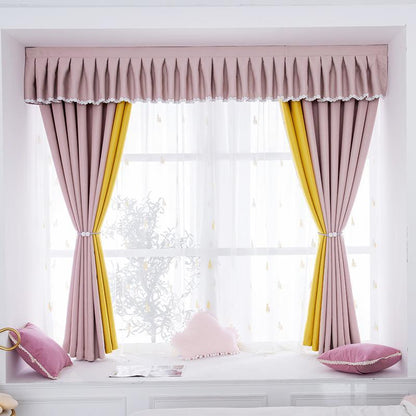 Blackout Curtains, Living Room, Bedroom, Girl, Children's Room, Half-curtain, Small Window, Short-curtain Curtain (150×220cm)