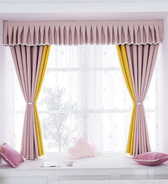 Blackout Curtains, Living Room, Bedroom, Girl, Children's Room, Half-curtain, Small Window, Short-curtain Curtain (150×220cm)