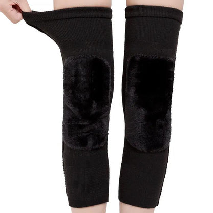 Knee Pads To Protect The Old Cold Leg Autumn and Winter Models for Men and Women Calf Protection Joint Thickening and Velvet Long Knee Protection