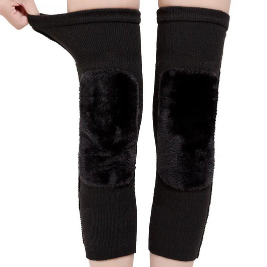 Knee Pads To Protect The Old Cold Leg Autumn and Winter Models for Men and Women Calf Protection Joint Thickening and Velvet Long Knee Protection