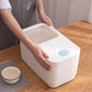 Multifunctional Rice Tank 5kg/10kg Japanese Rice Barrel Insect Proof Rice Storage Sealed Bucket Moisture-proof Surface Bucket Household Storage Box