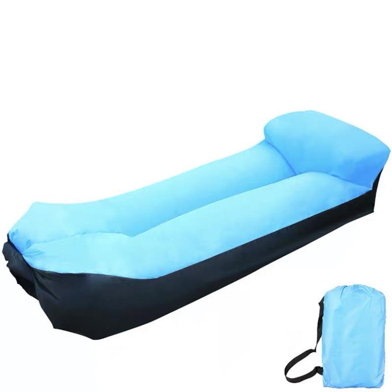 Portable Outdoor Lazy Inflatable Sofa Camping Inflatable Bed Park Air Bed Sleeping Pad