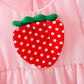 Summer Girls Dress 0-5 Years Old Baby Girl Skirt Baby Sleeveless Chiffon Vest Skirt Cute Cake Skirt Strawberry Skirt