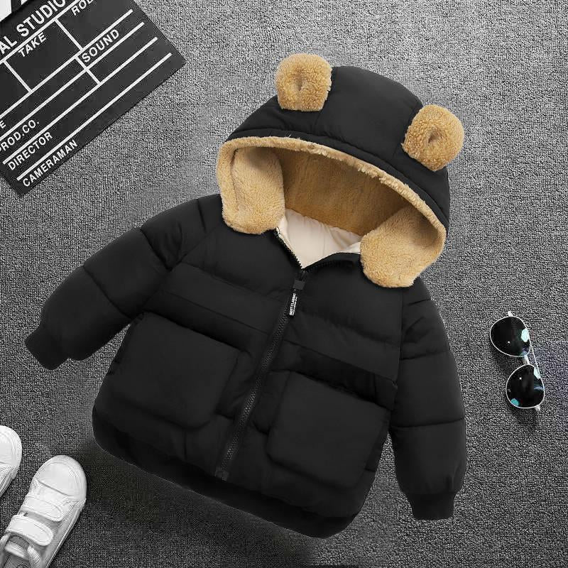 Baby Girls Jacket winter Jacket For Boys Coat Kids Warm Hooded Outerwear Coat Children Clothes