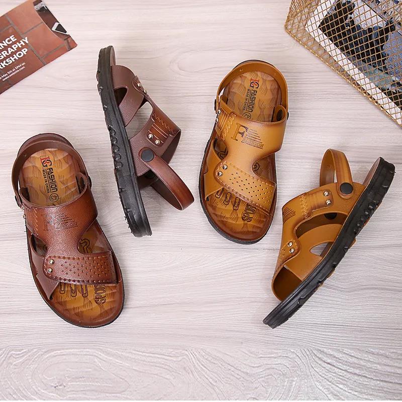 Summer Sandals Beach Fashion Breathable Sandals Soft Sole Sandals Sprayed Men's Sandals