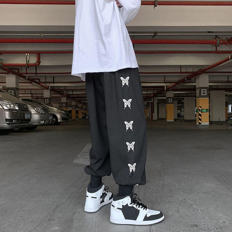 Gray Sweatpants Loose-fitting Pants fleece Autumn and Winter Korean Style High-waist Casual Pants Thin Trousers Women's Trend